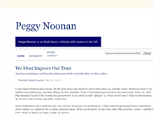 Tablet Screenshot of peggynoonan.com